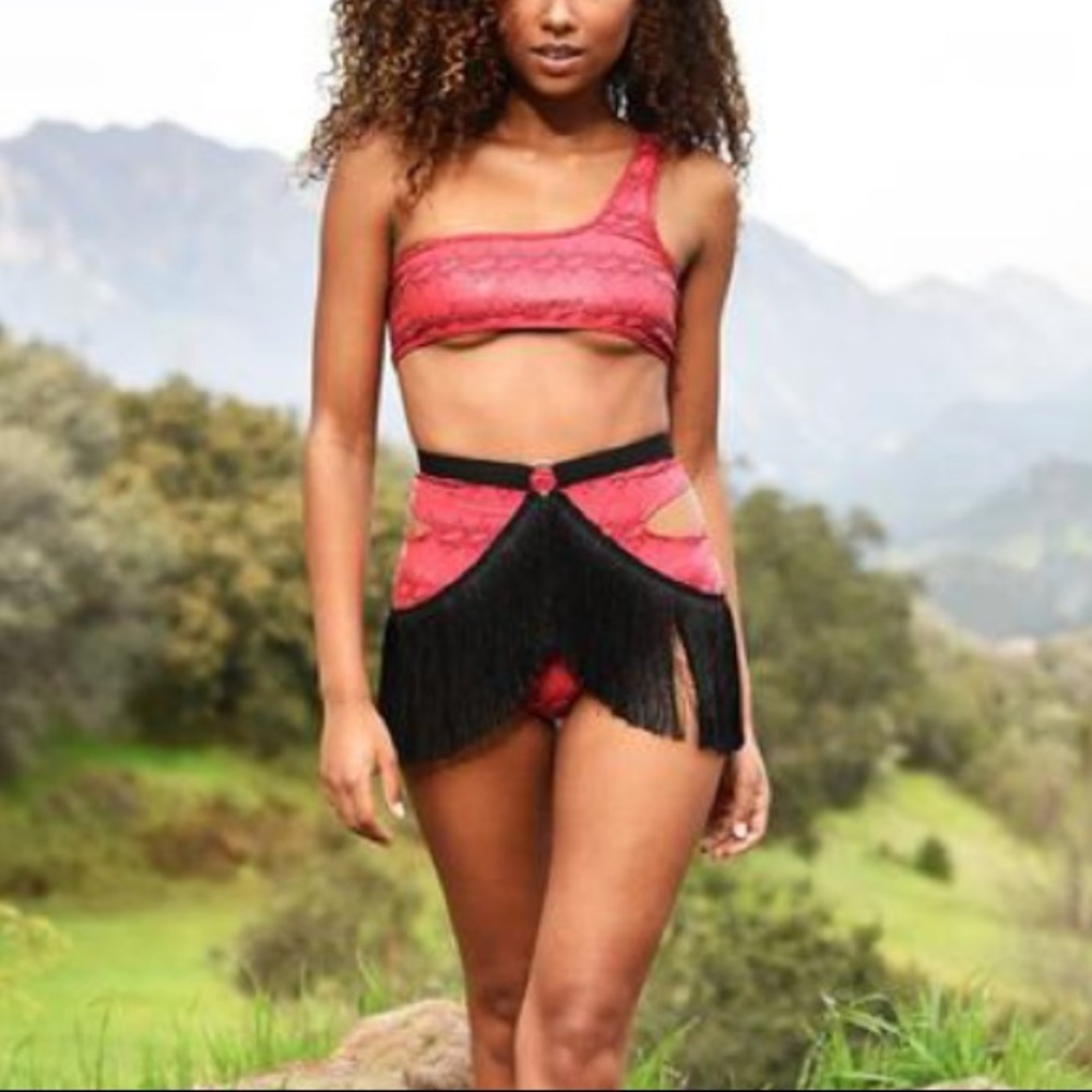 Dazzle n fringe IHeartRaves Harness